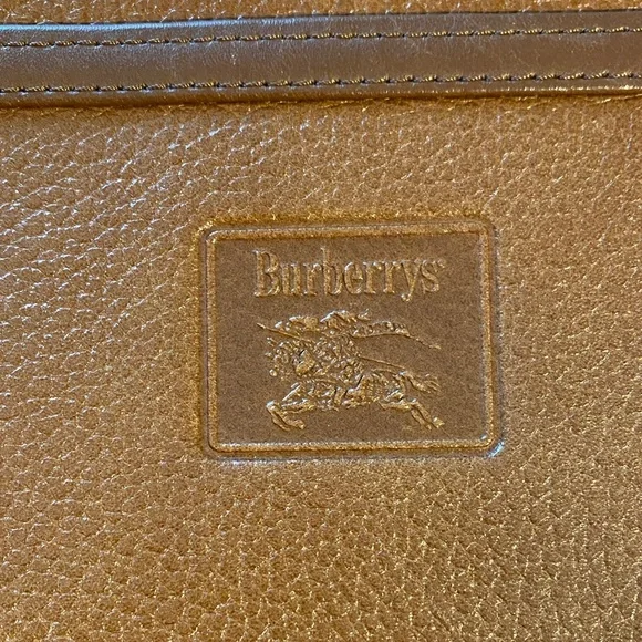 Burberry Tan Leather Clutch - Picture 2 of 14
